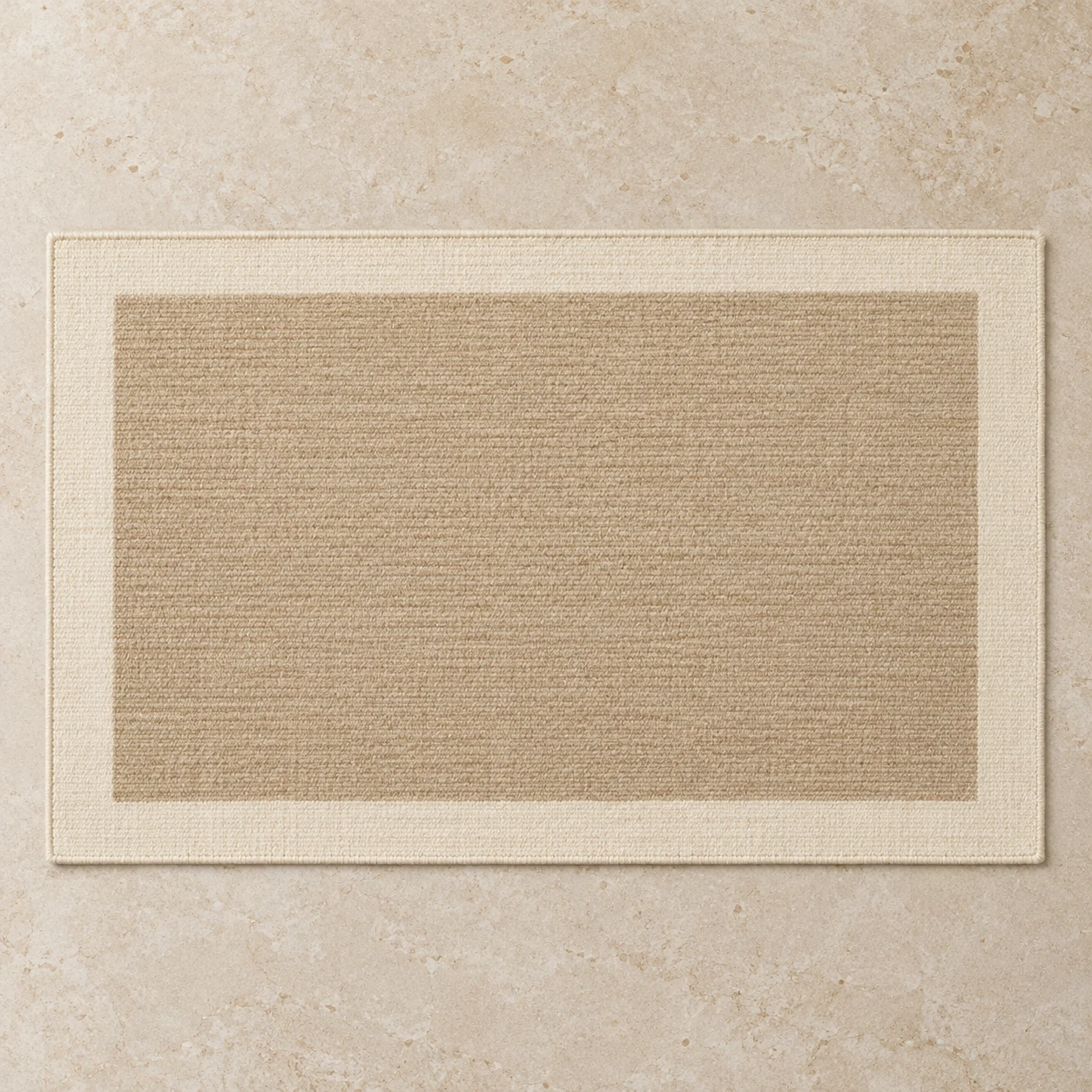 Sahara Wool Rug, Sand & Ivory, 100 × 150 cm / 39.4 × 59.1 in